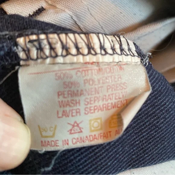 Vintage Roughrider Dark Navy Boot Cut Jeans - Picture 8 of 8